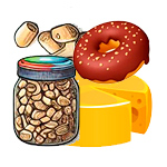 Queijos, requeijão, doces caseiros e compotas